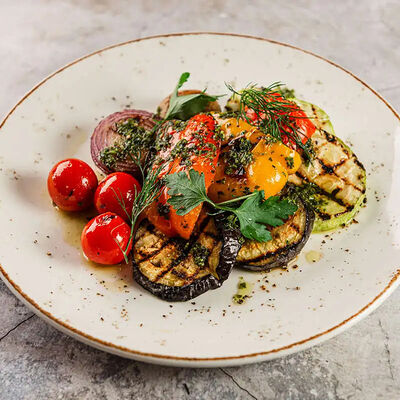 Овощи-гриль в Биродром и Панчетта по цене 560 ₽