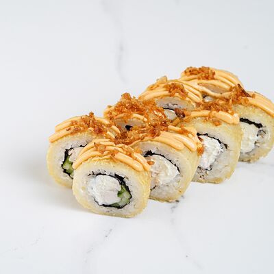 Жареные мини-бикини с курицей, сыром и огурцом в Ёбисан по цене 839 ₽