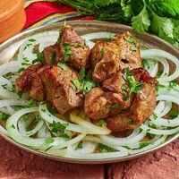 Мцвади (свиная шея) в Джо-Джо грузинская кухня