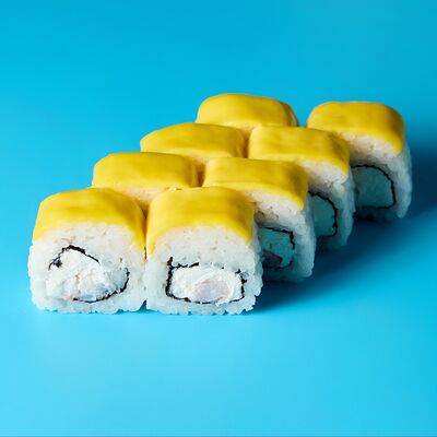 Чиз ролл с креветкой в Русские роллы по цене 500 ₽