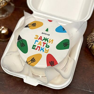 Бенто-торт Зажигать ёлку в Tort4u по цене 1590 ₽