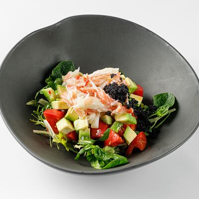 Салат с камчатским крабом в Coffee Boom по цене 1250 ₽