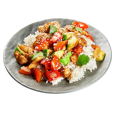 Курица Терияки с рисом в KANNAM CHICKEN по цене 593 ₽