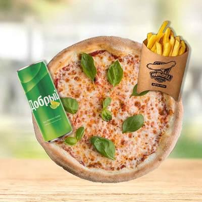 Комбо пицца с закусками в Papa Grill по цене 531