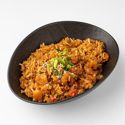 Пряный рис с креветками в соусе терияки в IPPIN - Fusion Panasia по цене 552 ₽