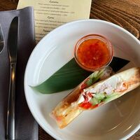 Спринг-ролл с креветками в More More