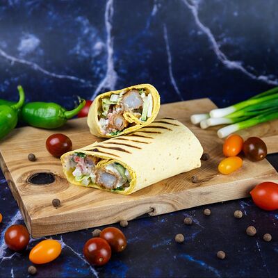 Шаурма с креветками в Царская шаурма по цене 590 ₽
