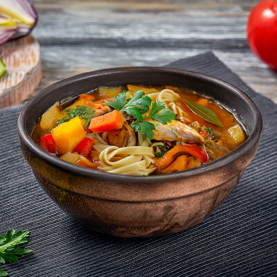 Лагман с курицей в Шаверма Братуха по цене 419 ₽