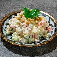 Салат Оливье в Азия Микс Узбекская кухня