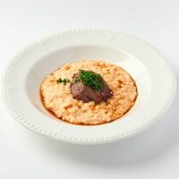 Ризотто с телячьими щёчками в Grande Osteria