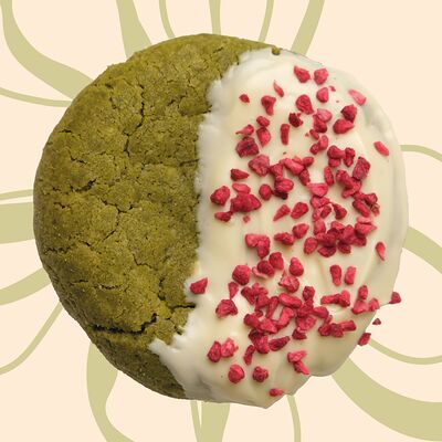 Печенье Крамбл Матча-малина с белым шоколадом в Muk по цене 400 ₽