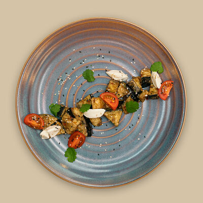 Салат Хрустящие баклажаны в Любим сытно по цене 650 ₽