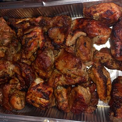 Шашлык из cвинoй шейки в Шашлычный СТАРЫЙ КРУГ по цене 600 ₽