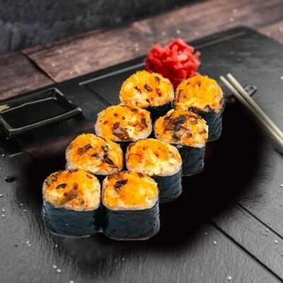 Запеченный с Крабом и Креветками в Суши фуд по цене 480 ₽