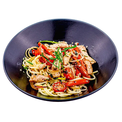 Яичная лапша с курицей в 5 уровень по цене 400 ₽