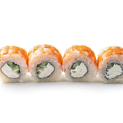 Ролл Филадельфия с тигровой креветкой в Sunrise по цене 358 ₽