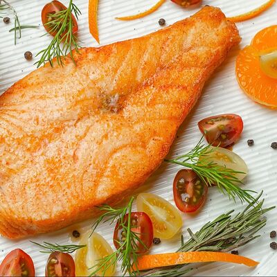 Лосось на мангале в Шашлык Club по цене 1100 ₽