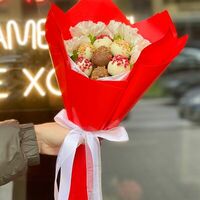 Букет с клубникой в шоколаде Бри в Клубника