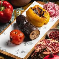 Овощной шашлык в Алазани