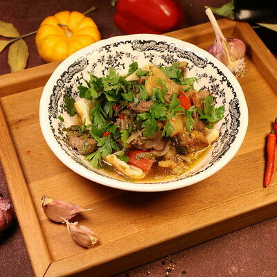 Чанахи из баранины, томленное в дровяной печи в Чичилаки по цене 890 ₽