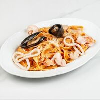 Фетучини с морепродуктамив Date