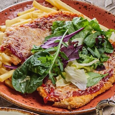 Шницель куриный в Кишмиш Oйla по цене 615 ₽