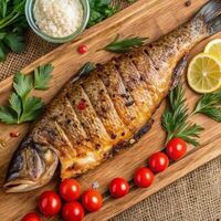 Форель на углях в Зизифора — грузинская кухня