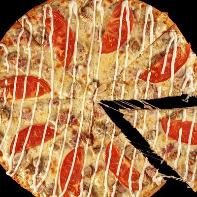 Пицца курица-помидор в Roll Dealler по цене 800 ₽