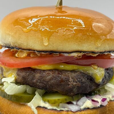 Бургер с мраморной говядиной в Бар 24 на советской по цене 490 ₽