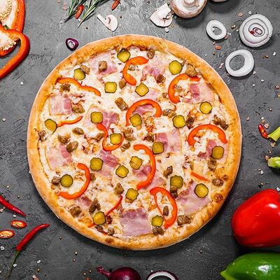 Пицца Мясной Пир 33см в Суши Пати по цене 1000 ₽