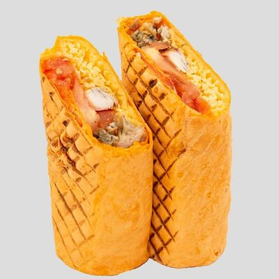 Мега премиум сырная спайси 690гр в О! Шаурма по цене 900 ₽