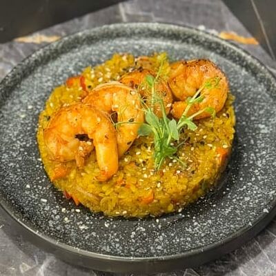 Рис с креветками в BRCAFE по цене 580 ₽