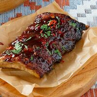 Свиные ребра в соусе барбекю в Люля любя