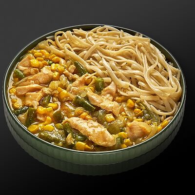 Жёлтый карри с цыплёнком и лапшой WOK в Большой ФО по цене 339 ₽