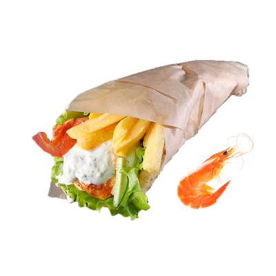 Гирос с креветками в Рука Грека по цене 499 ₽