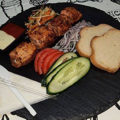 Шашлык из куриной грудки в Мангал36 по цене 399 ₽