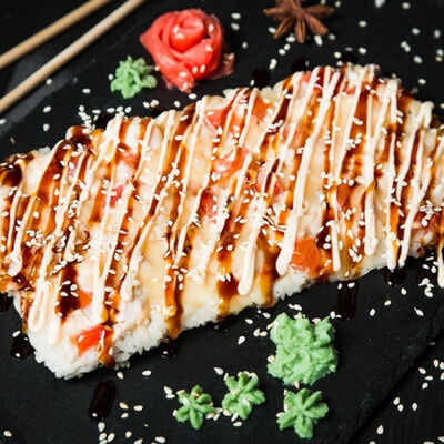 Суши-пицца с угрем в Аквасуши по цене 319