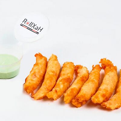 Темпурные креветки с соусом васаби в RollХан по цене 590 ₽