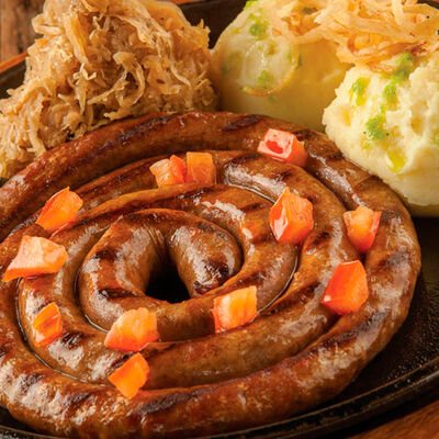 Колбасофф 2 Марокканская с одним гарниром на выбор и горчицей в Колбасофф по цене 690