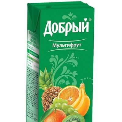 Сок Добрый мультифруктовый в Ночь, улица, фонарь по цене 3 р.