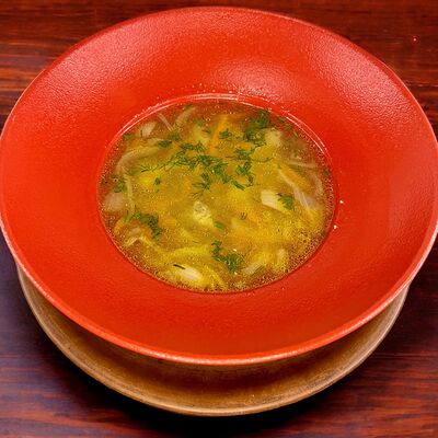 Суп куриный с домашней лапшой в Asado по цене 425 ₽