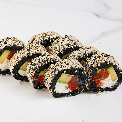 Большой ролл в белом кунжуте в Ёбисан по цене 1059 ₽