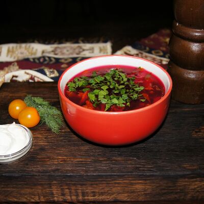 Борщ в FastШашлык и Хинкали по цене 260 ₽