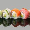 Ролл Лосось, тунец, креветка, угорьв Marlin Sushi по цене 750