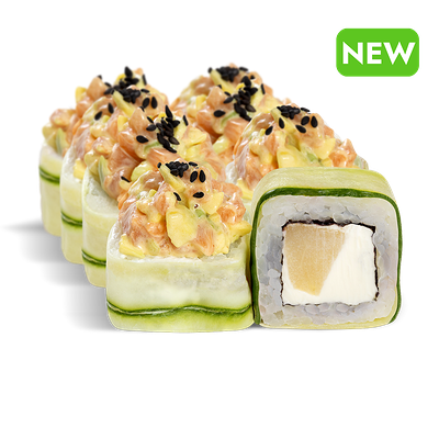 Ролл Тартар из лосося в Автоcуши Автопицца по цене 775 ₽