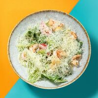 Цезарь с тигровыми креветками в COFFEESET