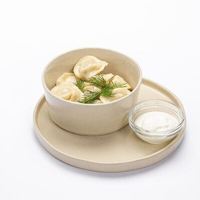 Пельмени мясные со сметаной в Le dessert по цене 660 ₽