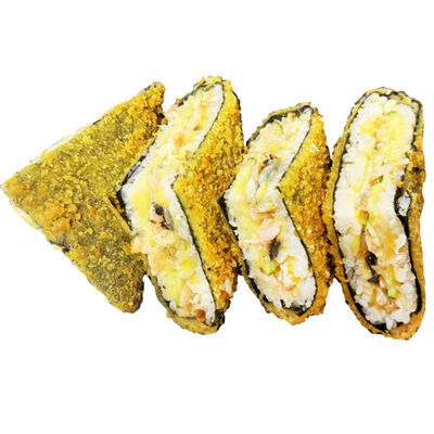 Треугольник с угрем и лососем в Kim Chee Bar по цене 974 ₽