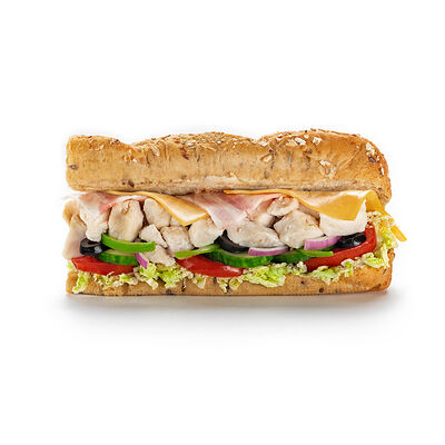 Сэндвич с курицей и беконом 15 см в Subway по цене 383 ₽
