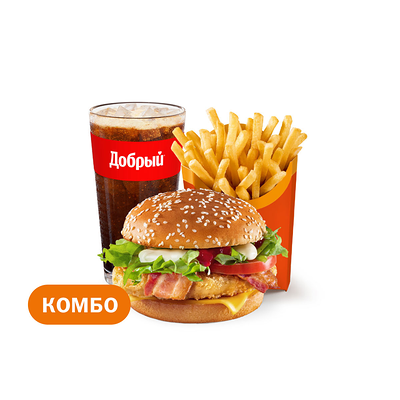 Чикен Премьер Большой Комбо в Вкусно – и точка по цене 461 ₽